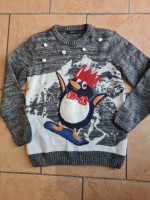 VÁNOČNÍ SVETR, VEL. 134-14